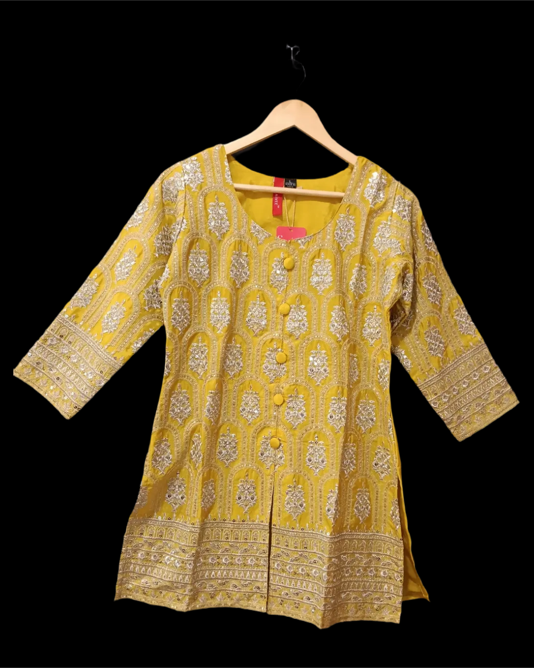 Yellow Aisha Short 3 Piece set