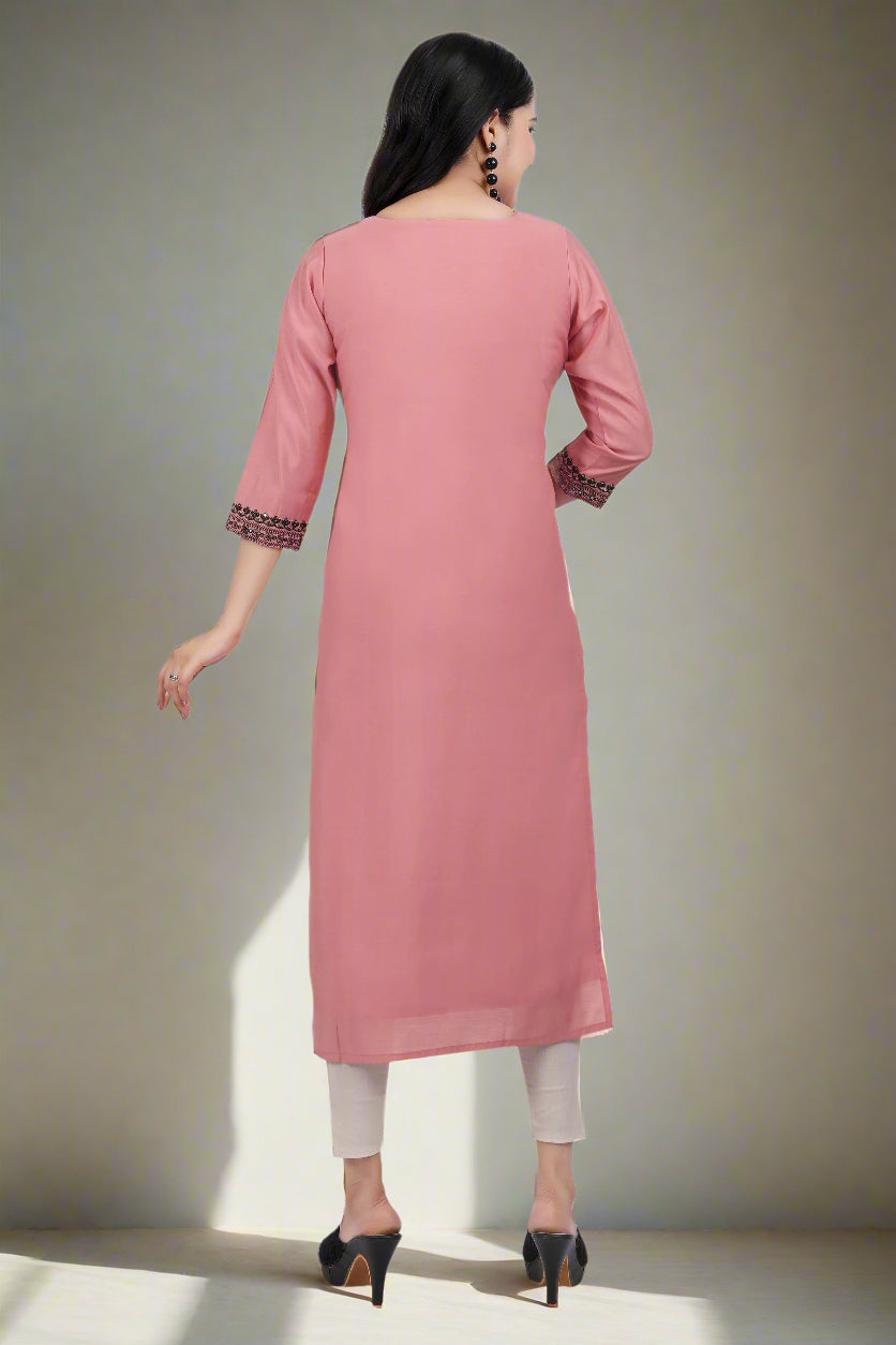 Pink Nisha Kurti