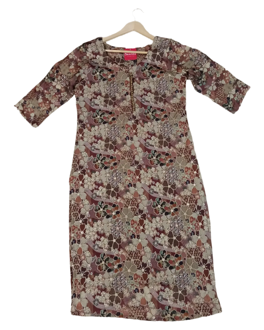 Brown Raavi Kurti