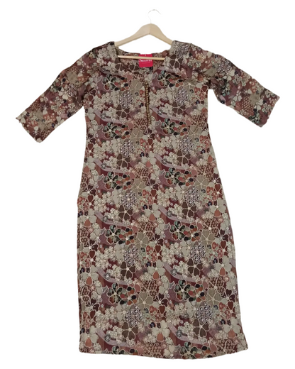 Brown Raavi Kurti