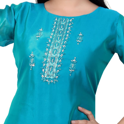Blue Rajvika Kurti