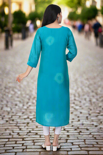 Blue Rajvika Kurti