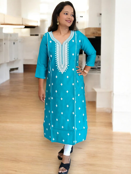 Blue Riya Kurti