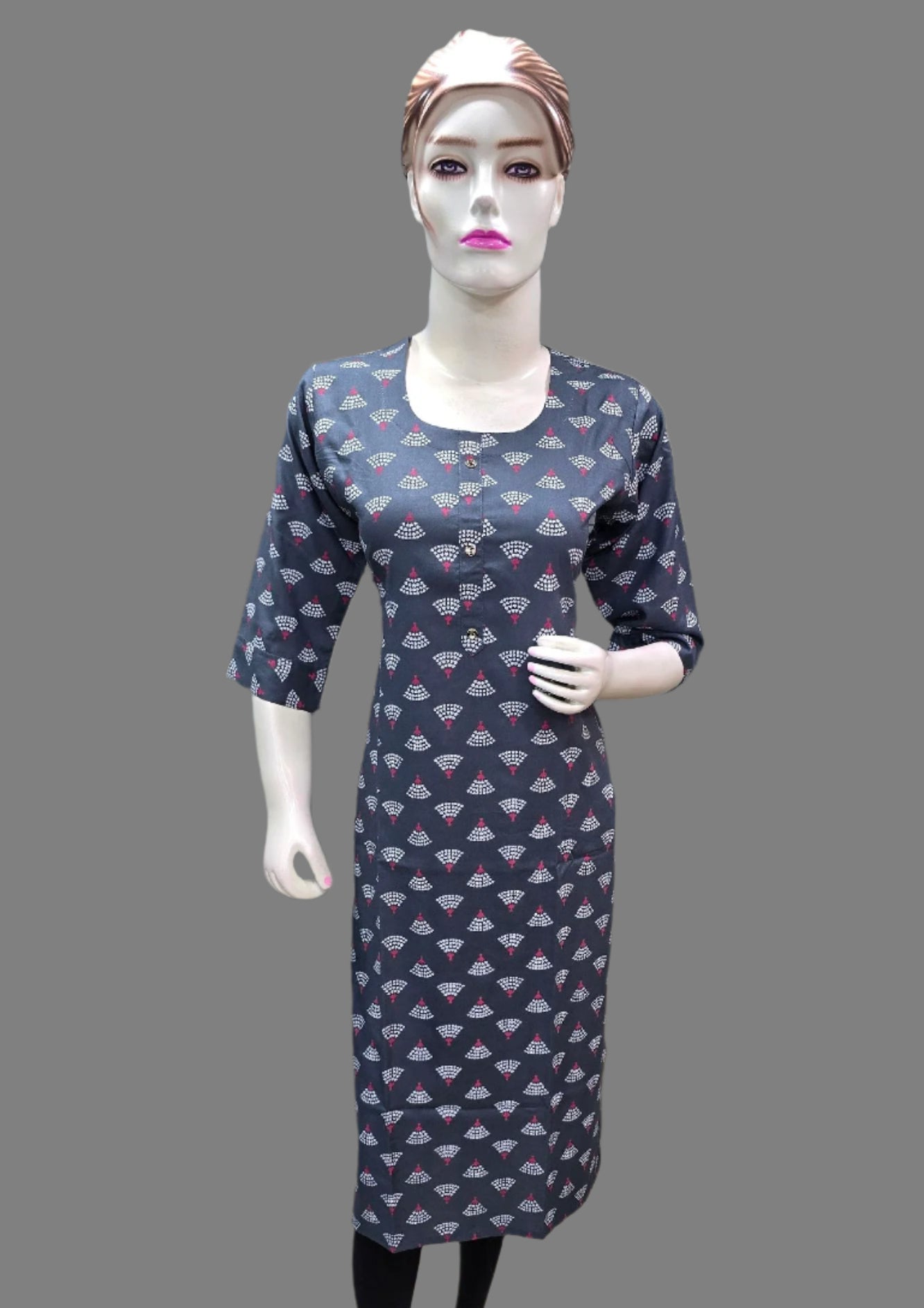 Dark Grey Anika Kurti