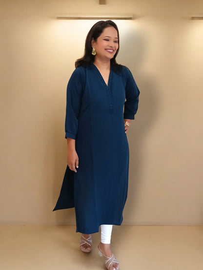 Dark Blue Reeva Kurti