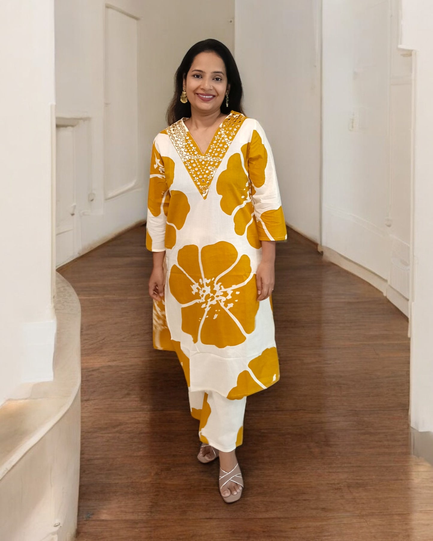 Yellow Floral Co-ord Set