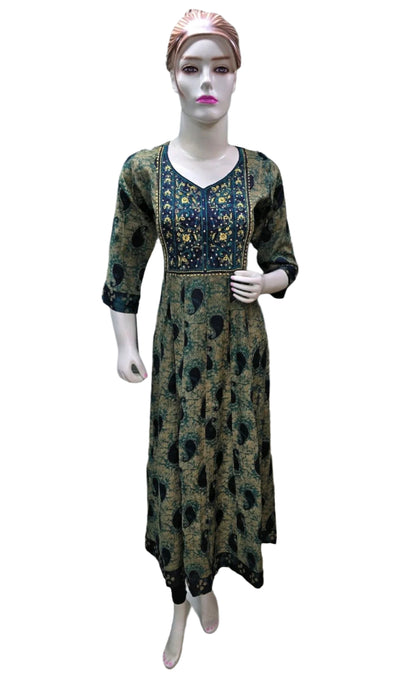 Navy Blue Janhavi Kurti