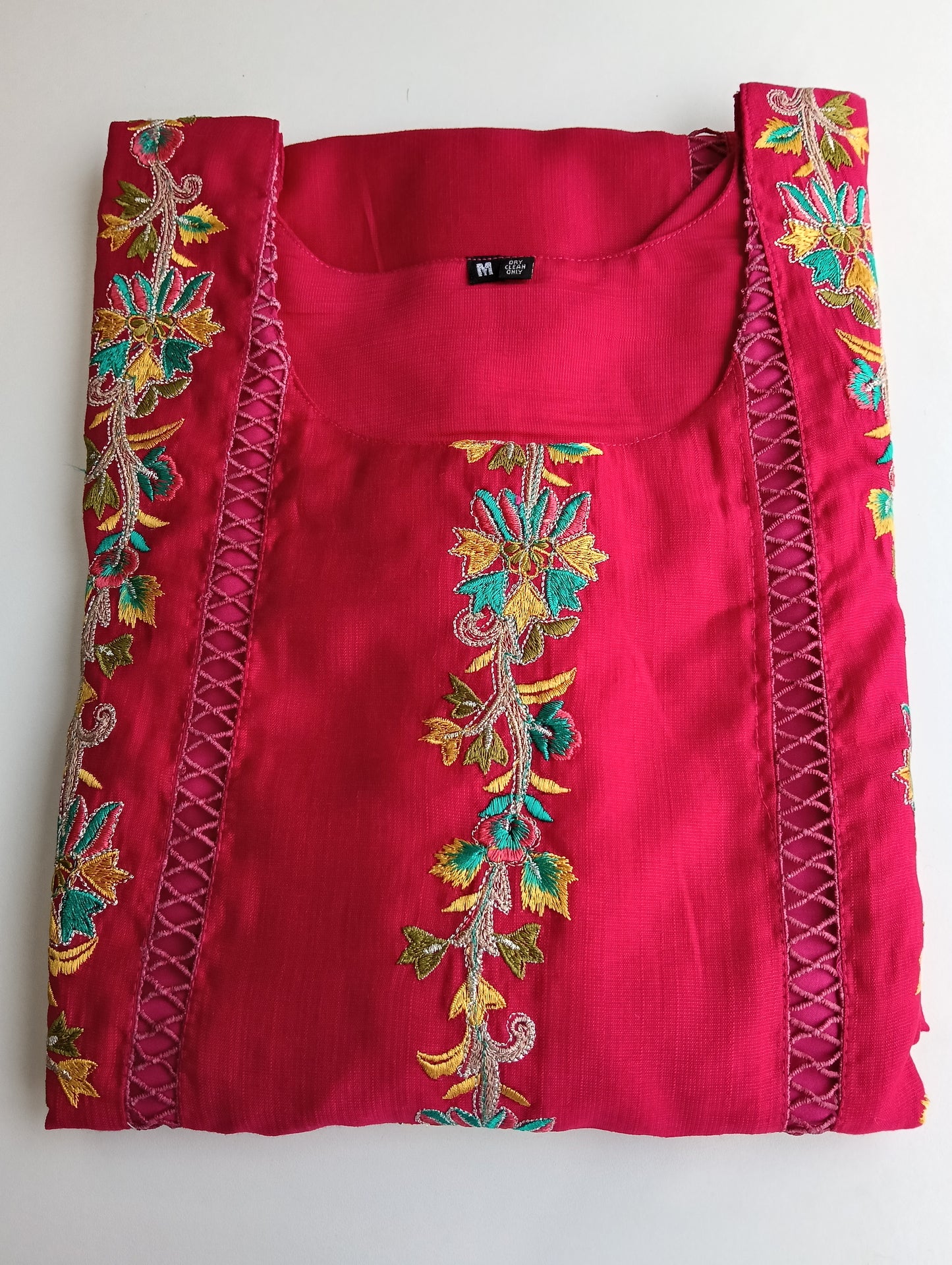 Pink Aaradhya Kurti Vatican Silk